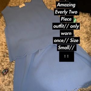 Two piece outfit! Tank top and skirt